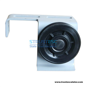 16508792-A Elevator belt roller with bracket roller OD90mm