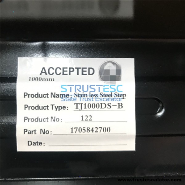 170506100 TJ1000DS-B 1705731600 Step 5EK=1000mm Use for Thyssenkrupp Escalator