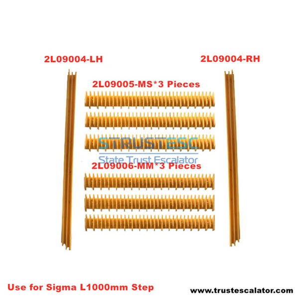2L09004-LH 2L09004-RH 2L09005-MS 2L09006-MM Step Demarcation Use for Sigma Escalator