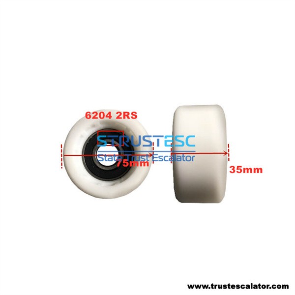 50625859 Escalator Handrail Speed Sensor Roller 75*35*6204RS 75x35x6204RS 