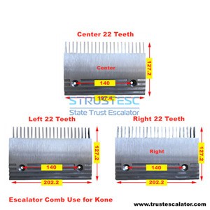 5130669D10 KM5130669H01 Comb CTR 22T AL RHS 22T Use for Kone Escalator 