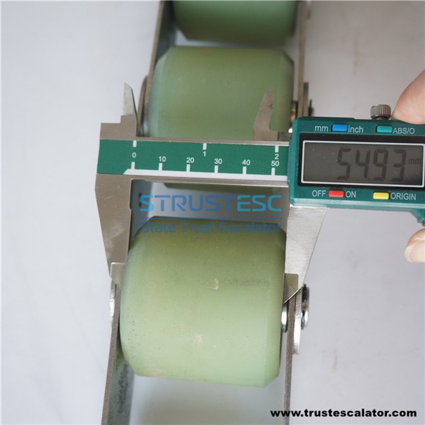 52626975 9300 9500 9700 SJEC Escalator Handrail Tension Chain 6 Rollers 