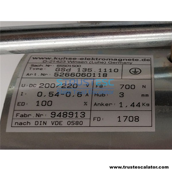 5266060118 Escalator Brake GSD 135.1110 DC200/220V 700N Use for Thyssenkrupp
