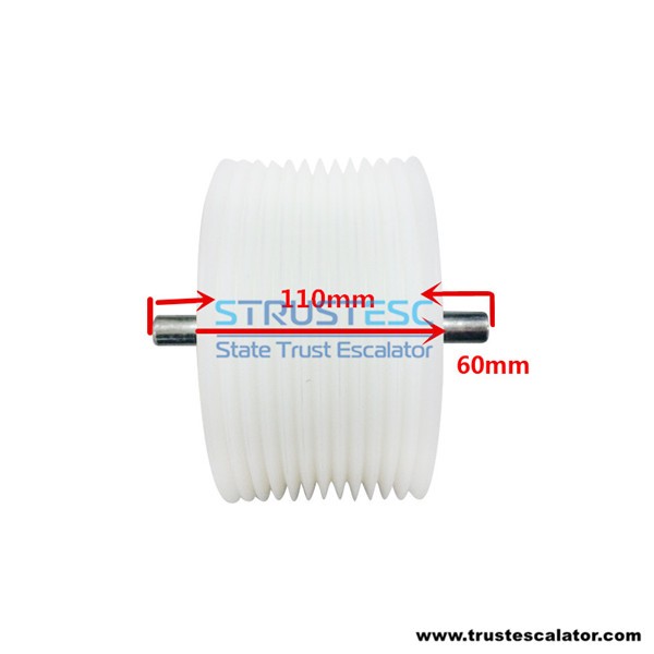 709066500 Escalator Belt Roller Use for Thyssenkrupp OD110mm W60mm 6304-2RS