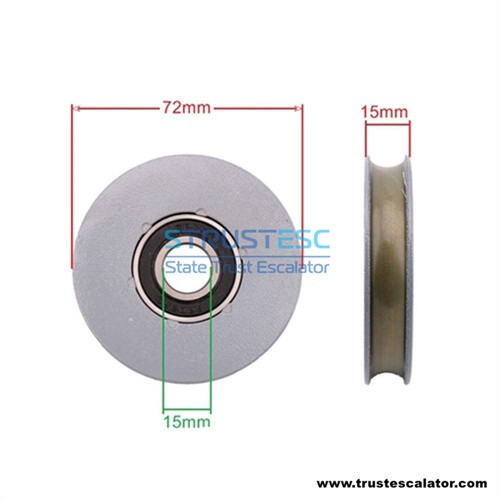 72x15x6202 Elevator door roller use for Mitsubishi 