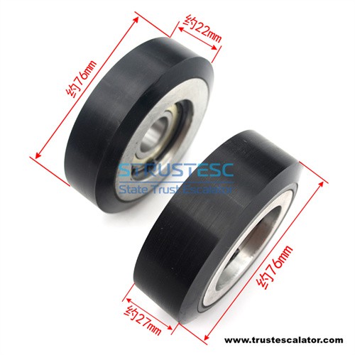 76*22*6203 76x27x6203 Elevator high speed guide shoe roller 