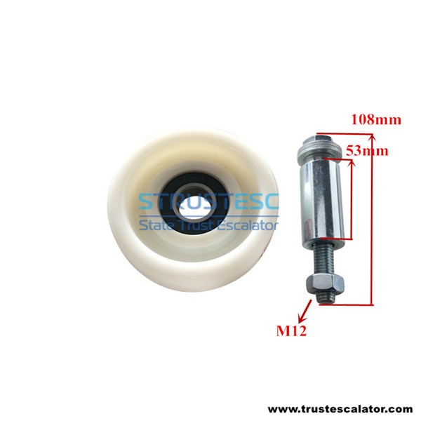 980024600 Escalator Roller Use for Thyssenkrupp OD100mm W34mm 6204-2RS 