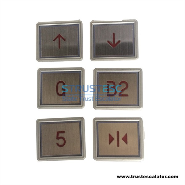 A4J10989 A5 Elevator Button W WO Braille 