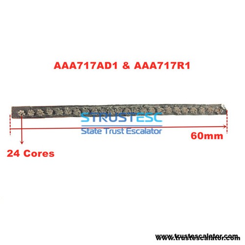 AAA717R1 Lift Traction Belt Width 60mm W Stripe