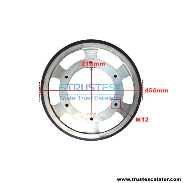 DAA265NNN1 GAA265NNN1 Escalator Friction Wheel OD460mm  Use for Otis 506NCE 