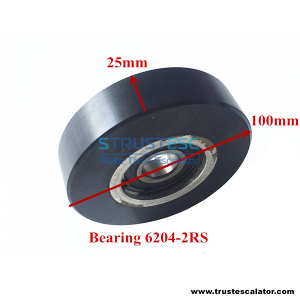 DEE3701146 ROLLER, D100/20MM W=25MM Use for Kone E3X Escalator Replaced by KM5248778H01
