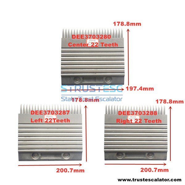 DEE3703280 ECO GSE COMB SEGMENT C Use for Kone E3X Escalator Release 1.6