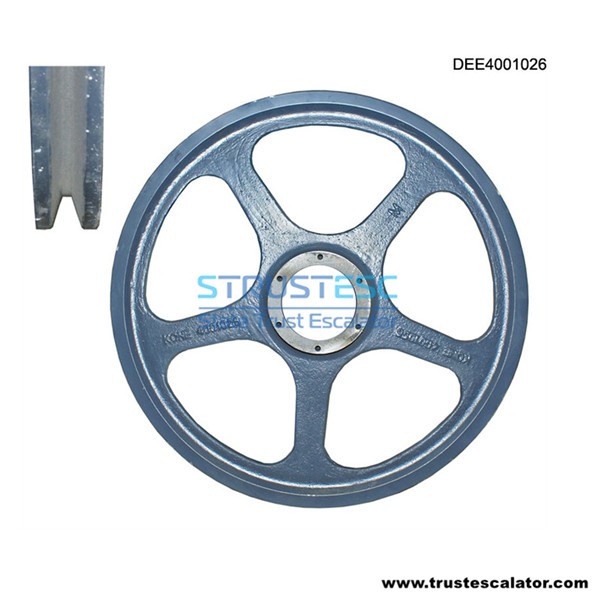 DEE4001026 4001026 HANDRAIL WHEEL Use for Kone E3X Escalator D758.8/130MM W=76.5MM 