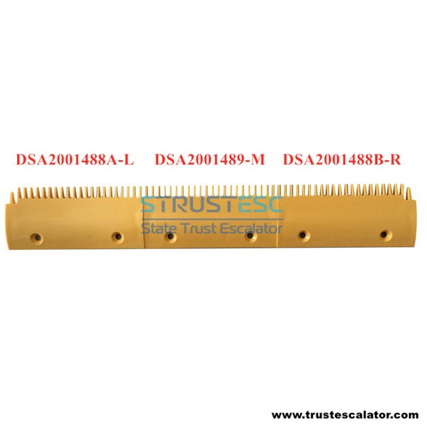 DSA2001488A-L DSA2001488B-L DSA2001489-M Plastic Comb Plate Use for LG-Sigma Escalator