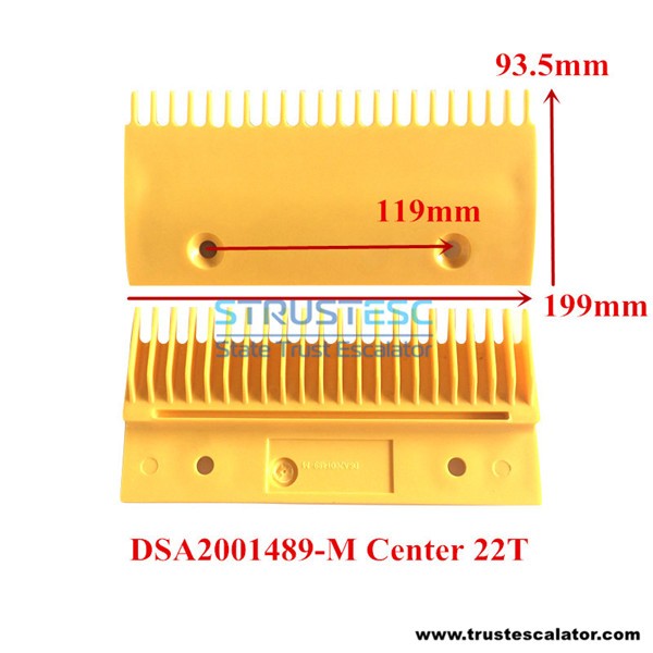 DSA2001488A-L DSA2001488B-L DSA2001489-M Plastic Comb Plate Use for LG-Sigma Escalator