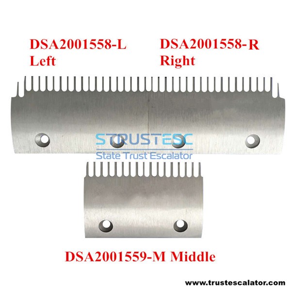 DSA2001558-L/R DSA2001559-M Escalator Comb Use for Sigma 