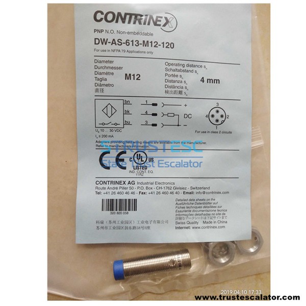 DW-AS-613-M12-120 Escalator Sensor use for Otis
