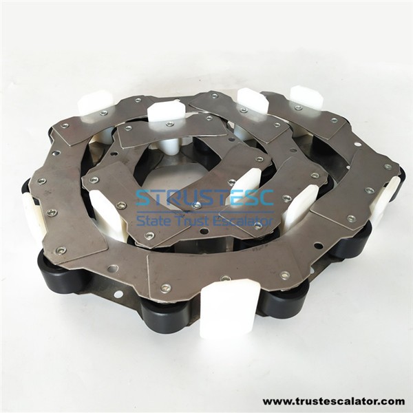 Duty Escalator Newel Chain Use for Fujitec Roller OD32mm W23mm