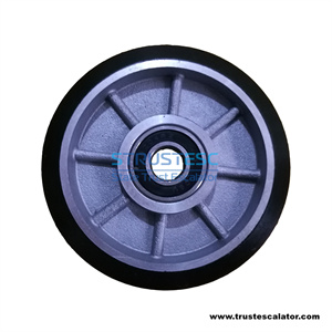 EA18359 Elevator guide shoe roller OD152mm W32mm Bearing 6204