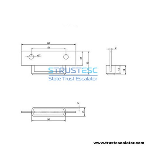  Elevator Door Slider Use for Otis Lift