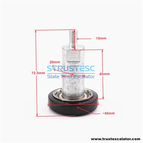 Elevator Door Vane Roller L68/72/83/93mm 45*13*6002
