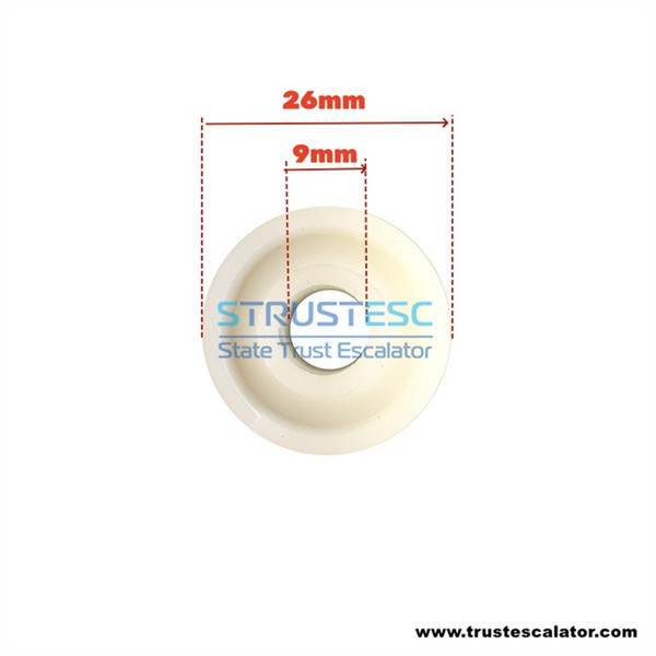Elevator Door Vane Roller Use for QKS9 OD26mm W14mm ID9mm