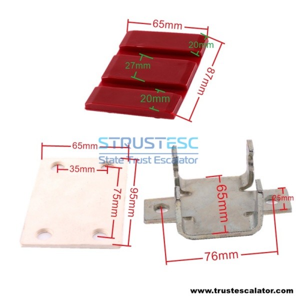 Elevator Guide Shoe L65mm Insert Width 10/30mm use for 3600AP