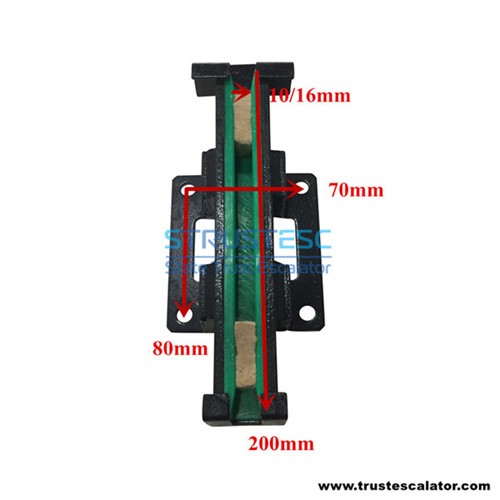 Elevator Guide Shoe Length 200mm Groove Width 10/16mm