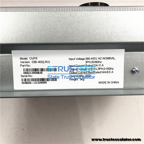 Elevator Inverter OVFR 03B-402(LRU) ACD4-MR KAA21305ABZ6 KBA21305ABZ6 Use for Otis 