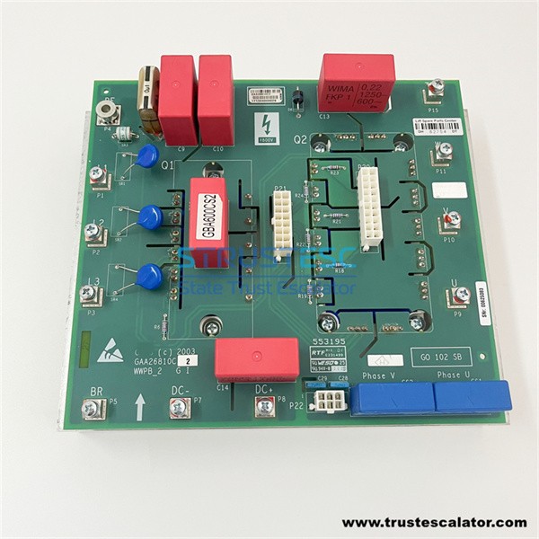 Elevator Inverter WWPB_2 Drive Board GAA26810C2 with Heat Sink Use for Otis 