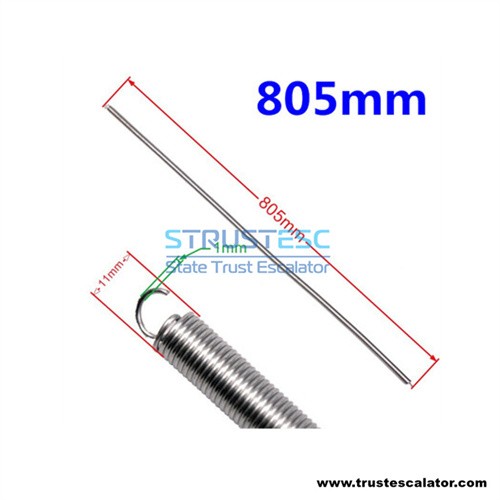 Elevator K8 S8 F9 spring L375/655/805mm use for Thyssen 