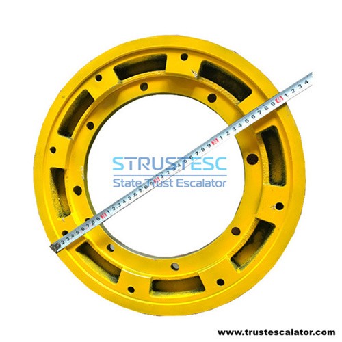 Elevator Traction Sheave OD408mm 5 Grooves Rope Diameter 10mm