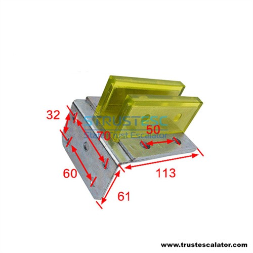Elevator counterweight guide shoe use for Hitachi 