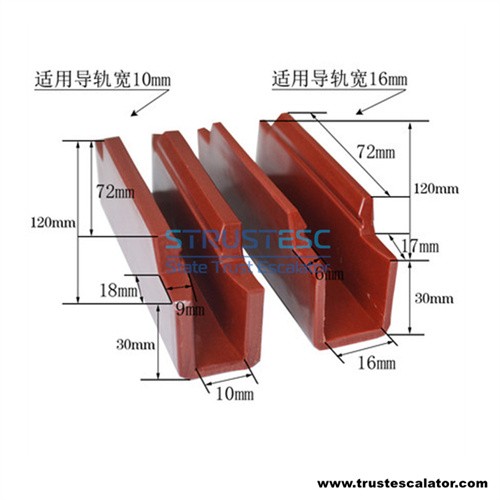 Elevator guide shoe insert use for Mitsubishi L120mm