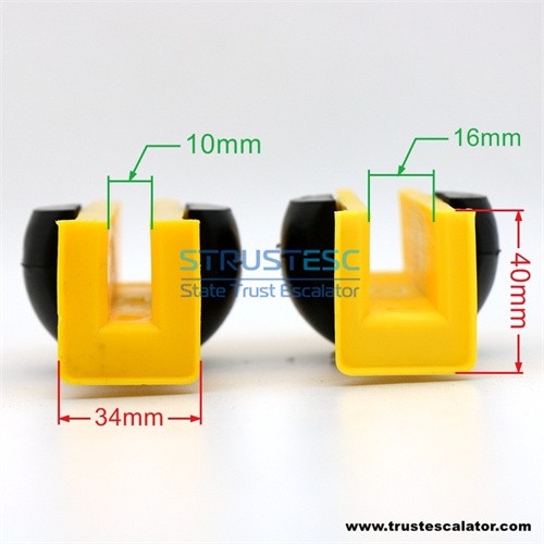 Elevator guide shoe liner with ball use for Thyysen L127mm 