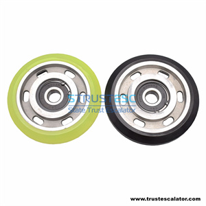 Elevator high speed guide roller OD125mm W22mm Bearing 6303