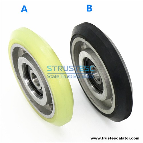 Elevator high speed guide roller OD125mm W22mm Bearing 6303