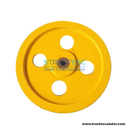 Elevator tension wheel Size 320*60mm Bearing 6003