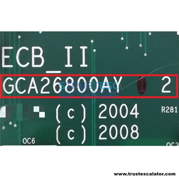 Escalator Board ECB_II GCA26800AY2 Use for Otis 