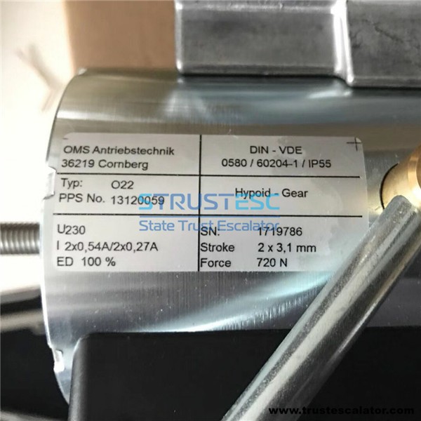 Escalator Brake DIN-VDE0580 OMS EC-H3 O22 720n Elevator Brake use for Otis