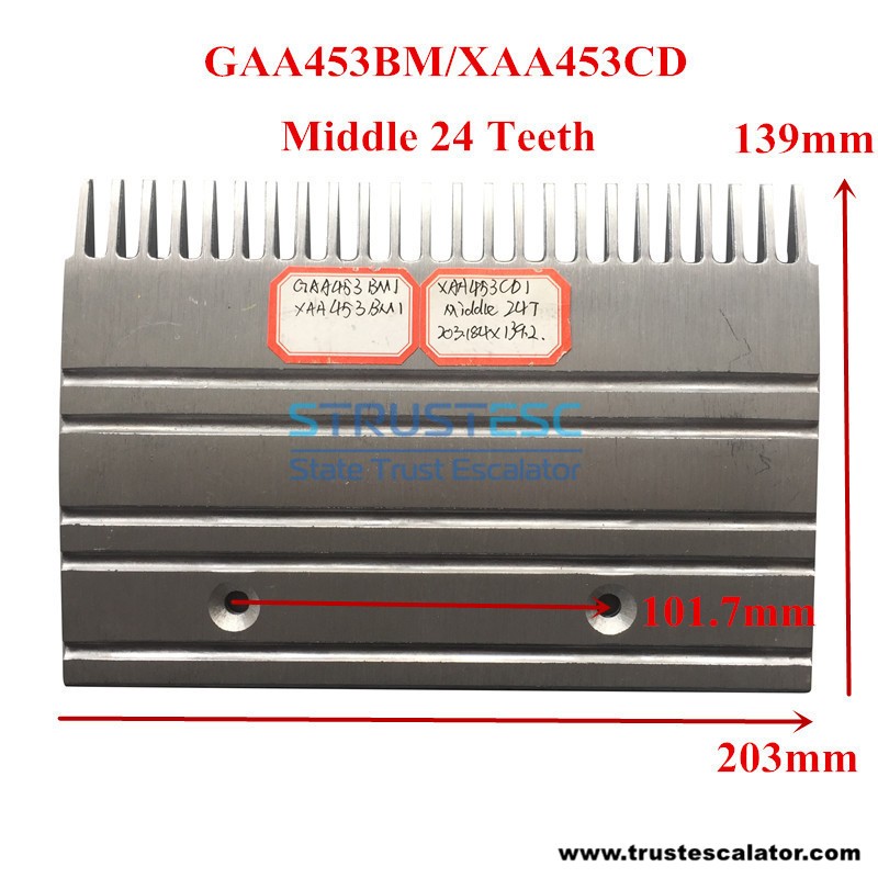Escalator Comb GAA453BM1 XAA453BM1 XAA453CD1 Use for Use for Otis 506SL & 506NCE 