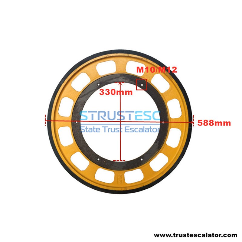 Escalator Drive Wheel Use for SJEC OD587 W30mm M12mm