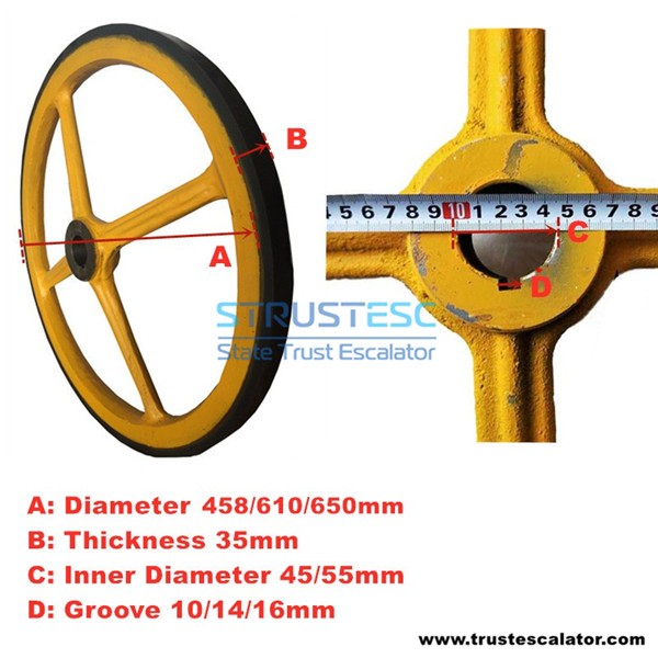 Escalator Drive Wheel Use for Sigma OD458/610/650mm Use for Sigma  