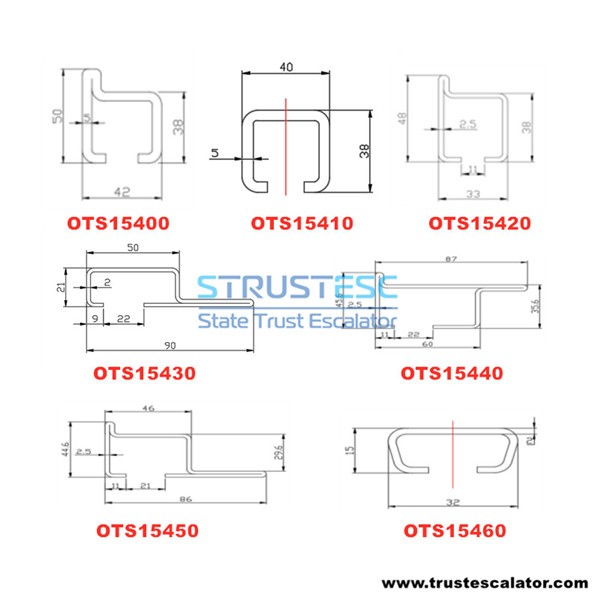 Escalator Handrail Guide Rail Use for Otis XIZI OTIS
