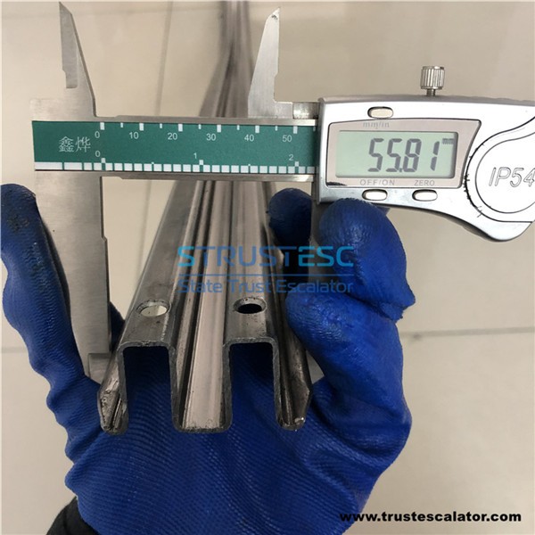 Escalator Handrail Upper Guide Curve Escalator Handrail Track Use for Sigma Length 2335mm