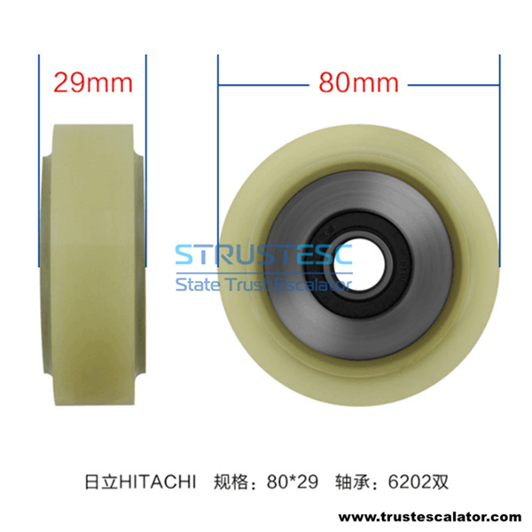  Escalator Step Roller Use for Hitachi 80*29*6202