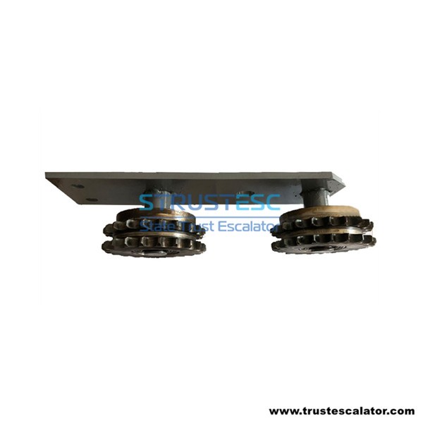 Escalator Tension Double Gear 21 Teeth Use for Mitsubishi