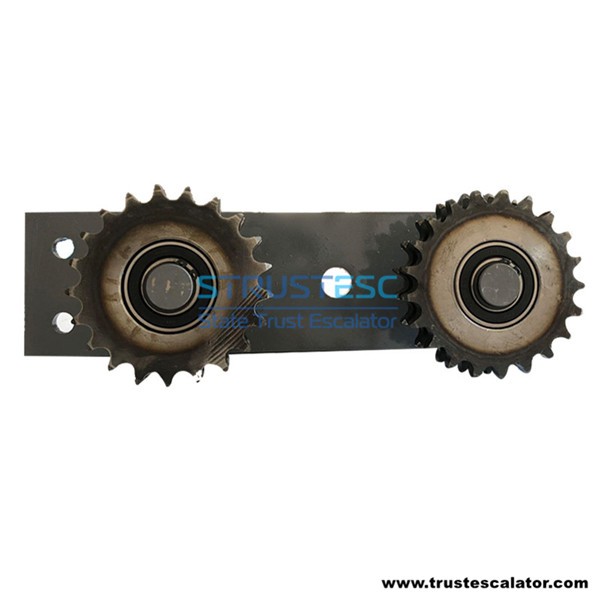 Escalator Tension Double Gear 21 Teeth Use for Mitsubishi