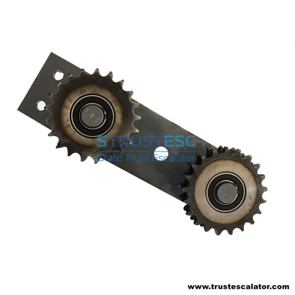 Escalator Tension Double Gear 21 Teeth Use for Mitsubishi