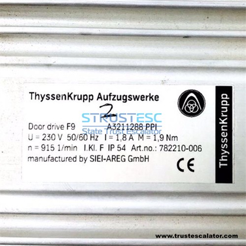 F9 Elevator door motor use for Thyssen 